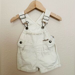 Baby Carhartt Canvas Ruffle Shortall
